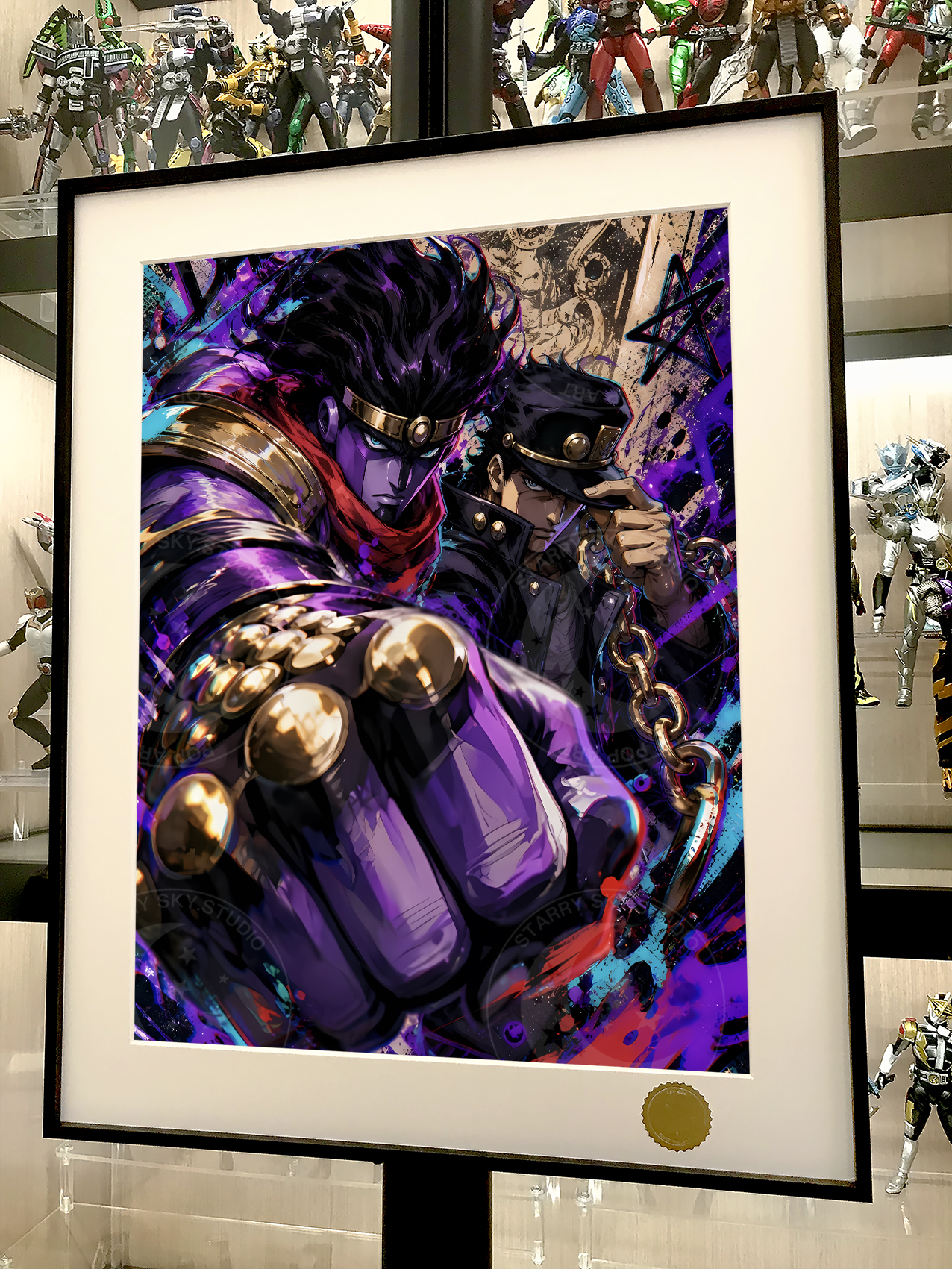 【預購】JOJO的奇妙冒險《塗鴉承太郎》動漫裝飾畫 X 星空工作室2