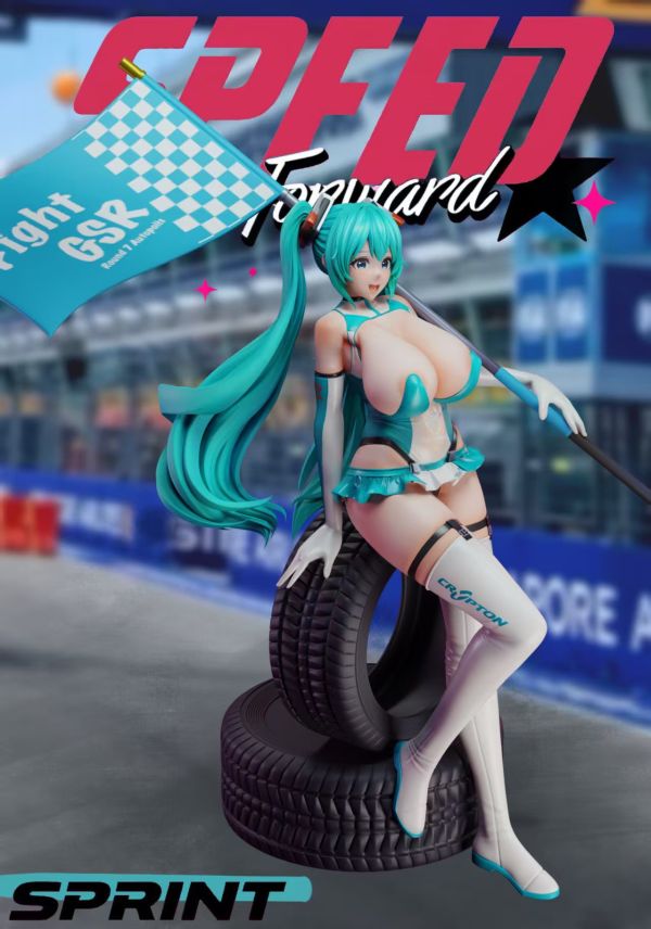 【現貨秒發】初音未來 賽車女郎初音 X SC-Studio4