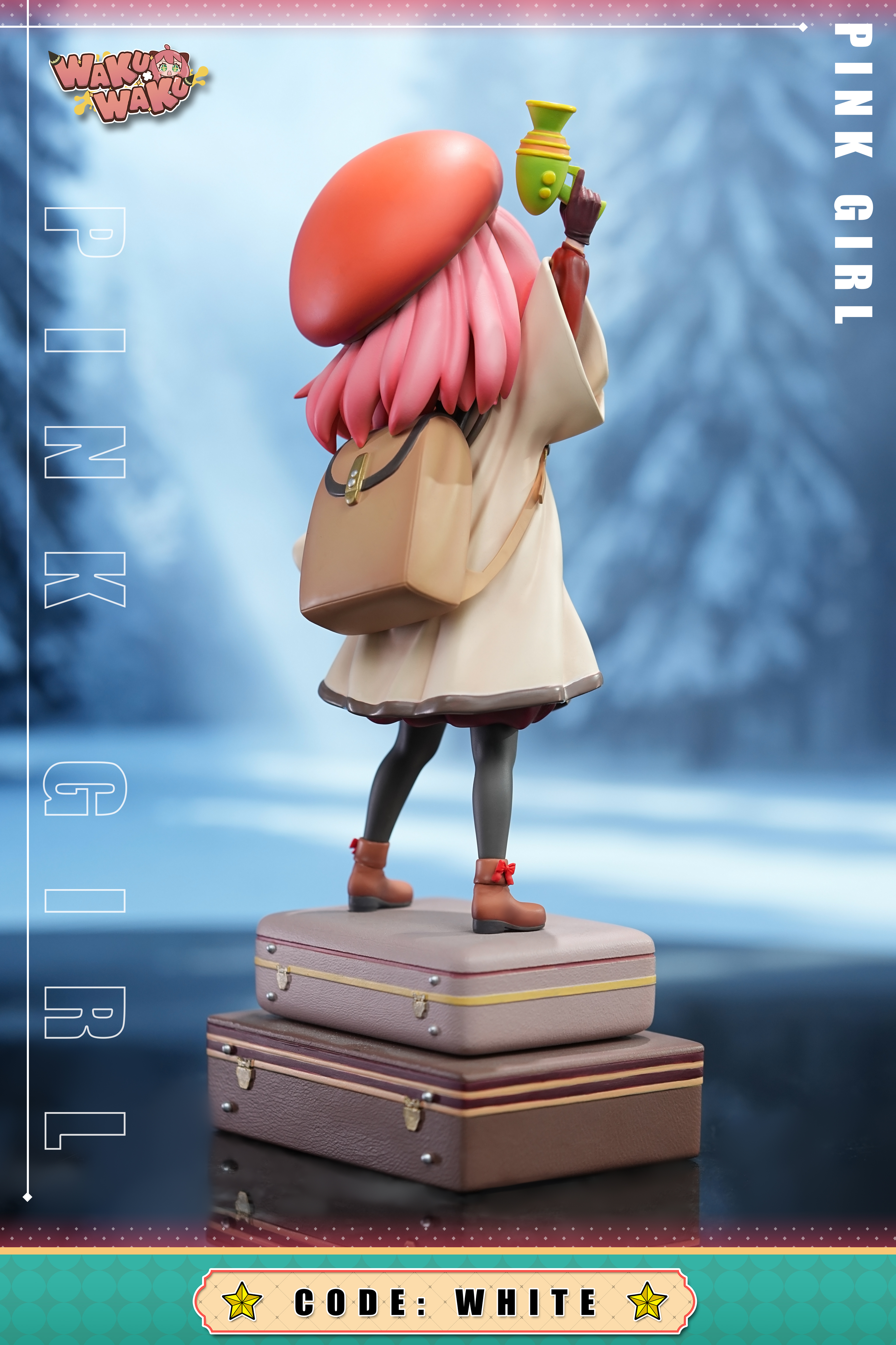 【售罄展示追加請私訊客服@toystationtw】間諜家家酒 舉槍少女 安妮亞 X WAKUWAKU5