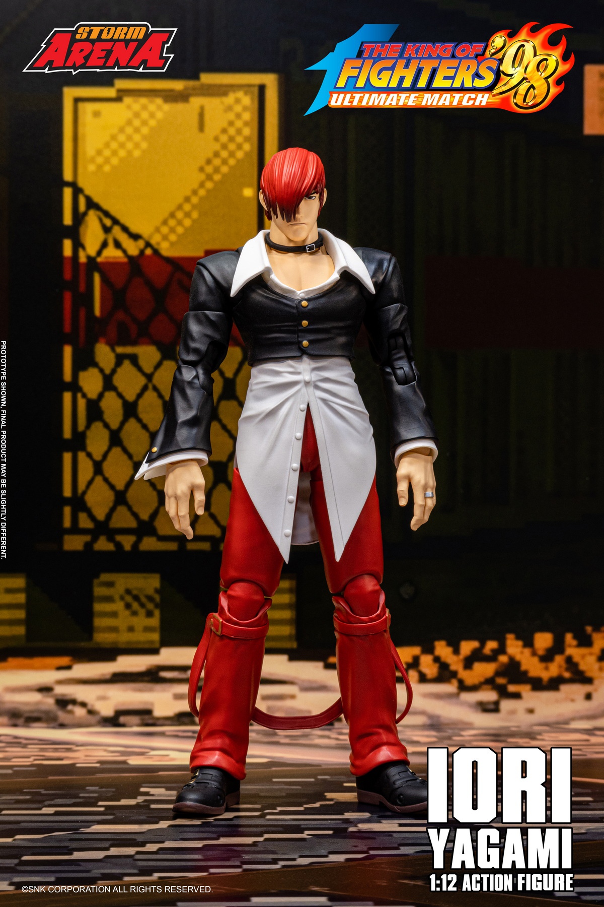 【售罄展示追加請私訊客服@toystationtw】拳皇98UM IORI YAGAMI 八神庵 KFSA04 X Storm Collectibles2