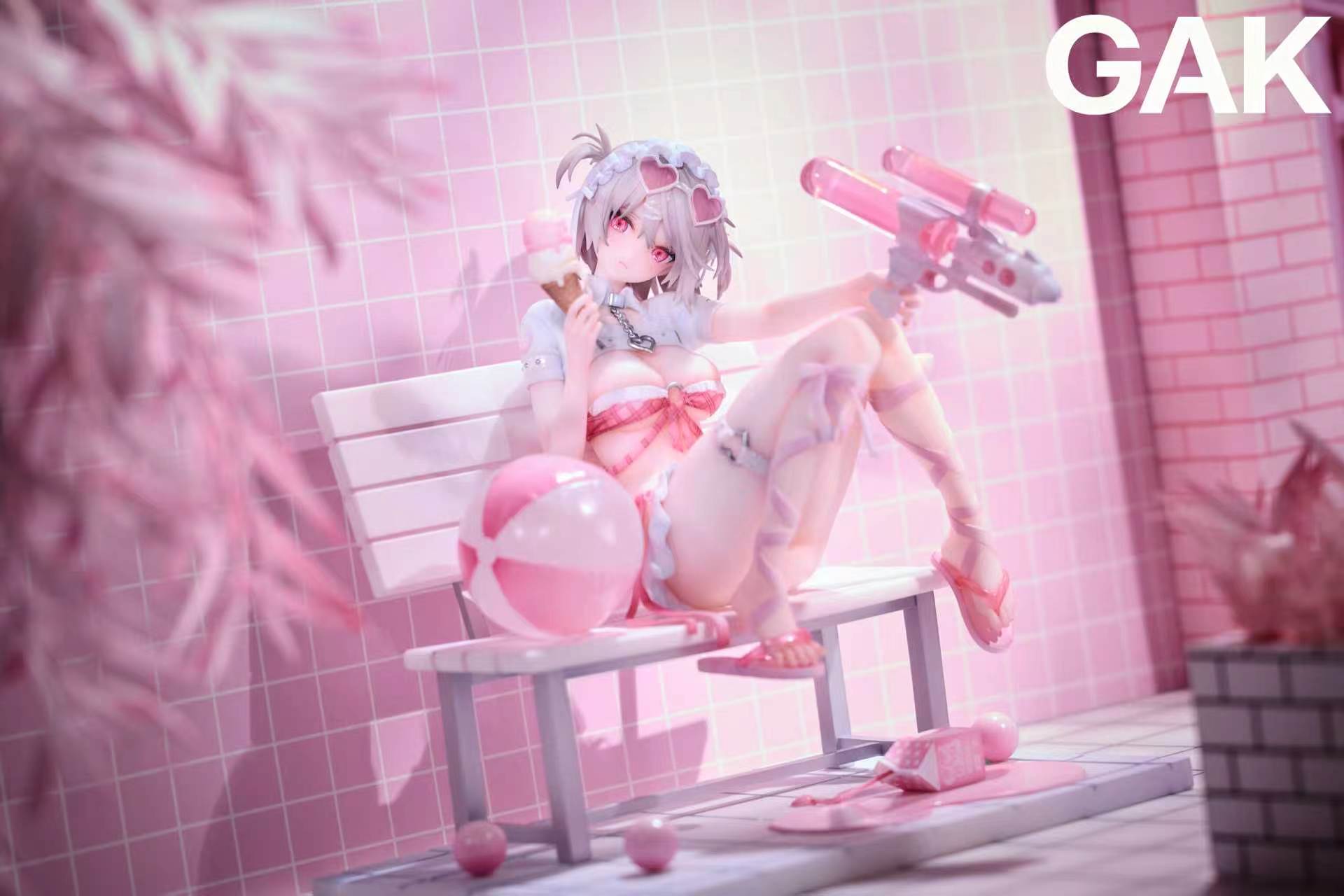 【預購】水槍少女;草莓緞帶 X GAK2