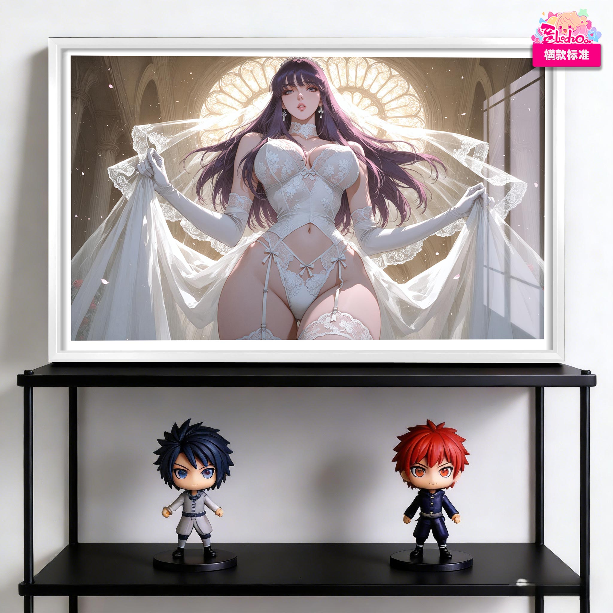 【預購】聖鬥士星 婚紗 城戶紗織 裝飾畫 X 阿喵畫社2