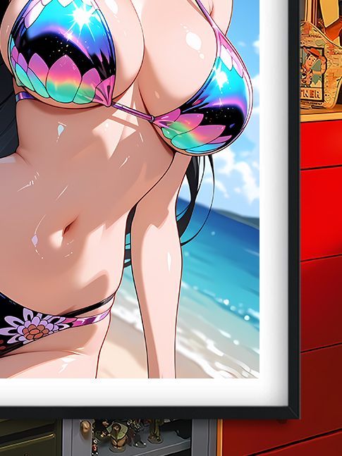 【預購】海賊王《泳裝女帝》動漫裝飾畫&冰箱貼 X 巴洛克工作室6