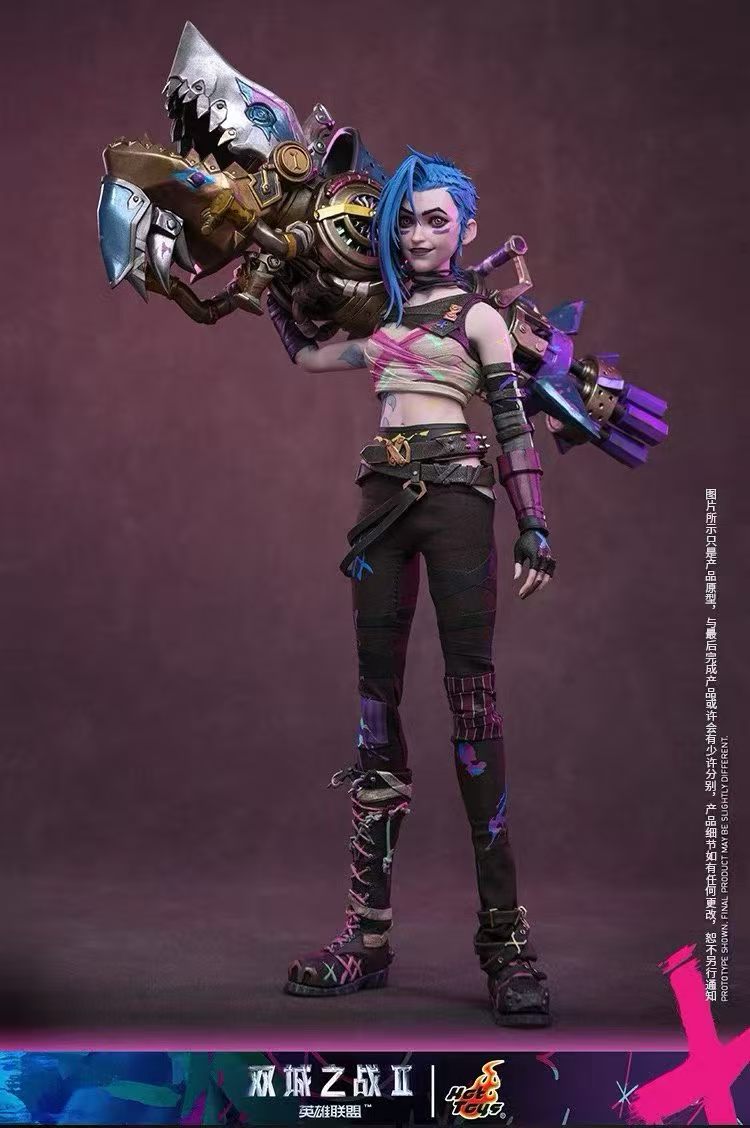 【預購】《英雄聯盟:雙城之戰II》TMS183 破碎者金克絲 X HotToys7