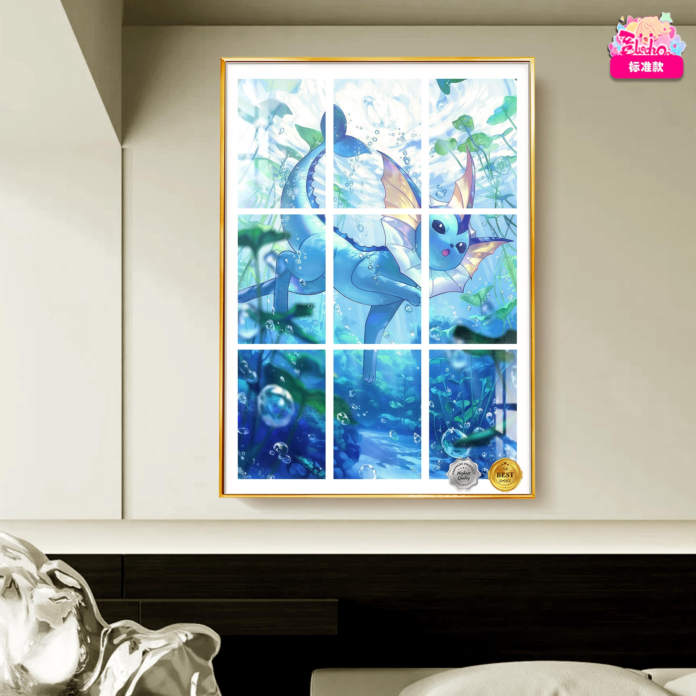 【預購】寶可夢 伊布家族裝飾畫合集 X 阿喵畫社5