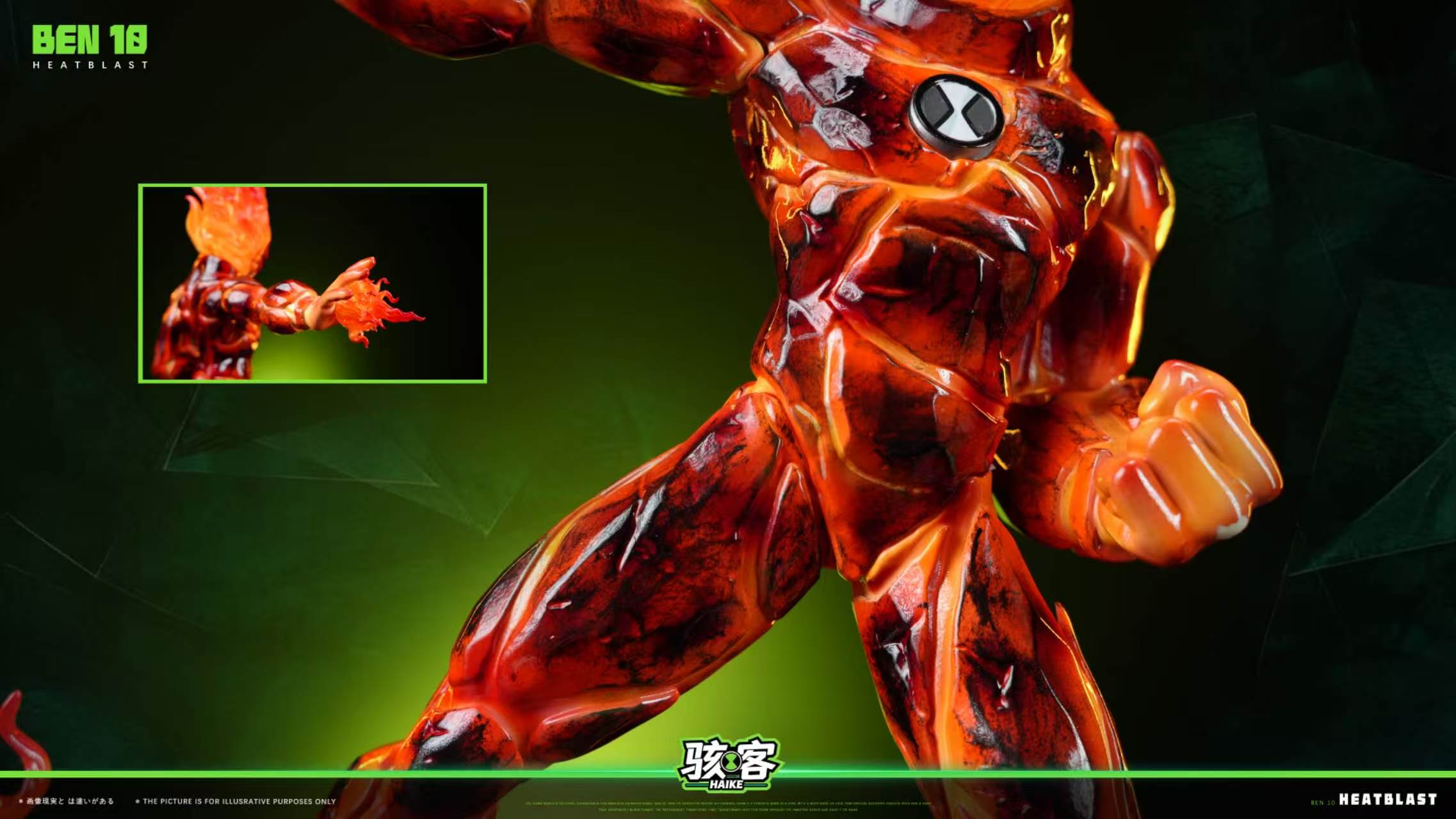【預購】Ben 10 火焰人Heatblast&鑽石戰神Diamondhead X 駭客工作室14