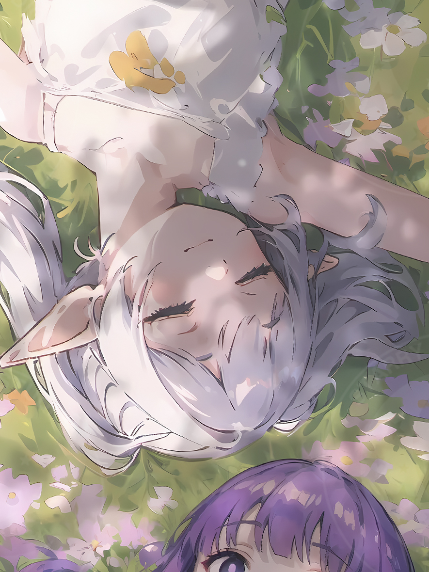 【預購】葬送的芙莉蓮《草坪芙莉蓮菲倫》裝飾畫 X 星空工作室5