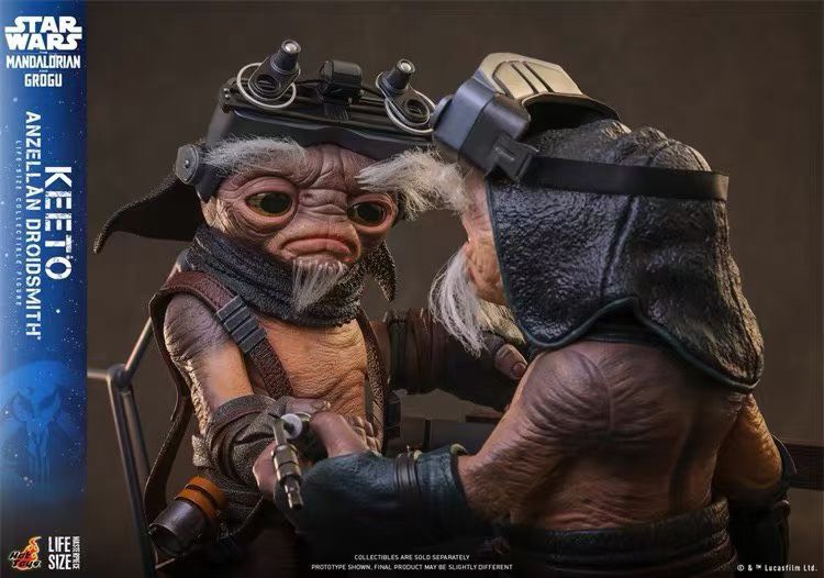 【預購】星際大戰《曼達洛人與古古》可動 LMS018 基托 安澤爾機器人專家 X HotToys(HT)3