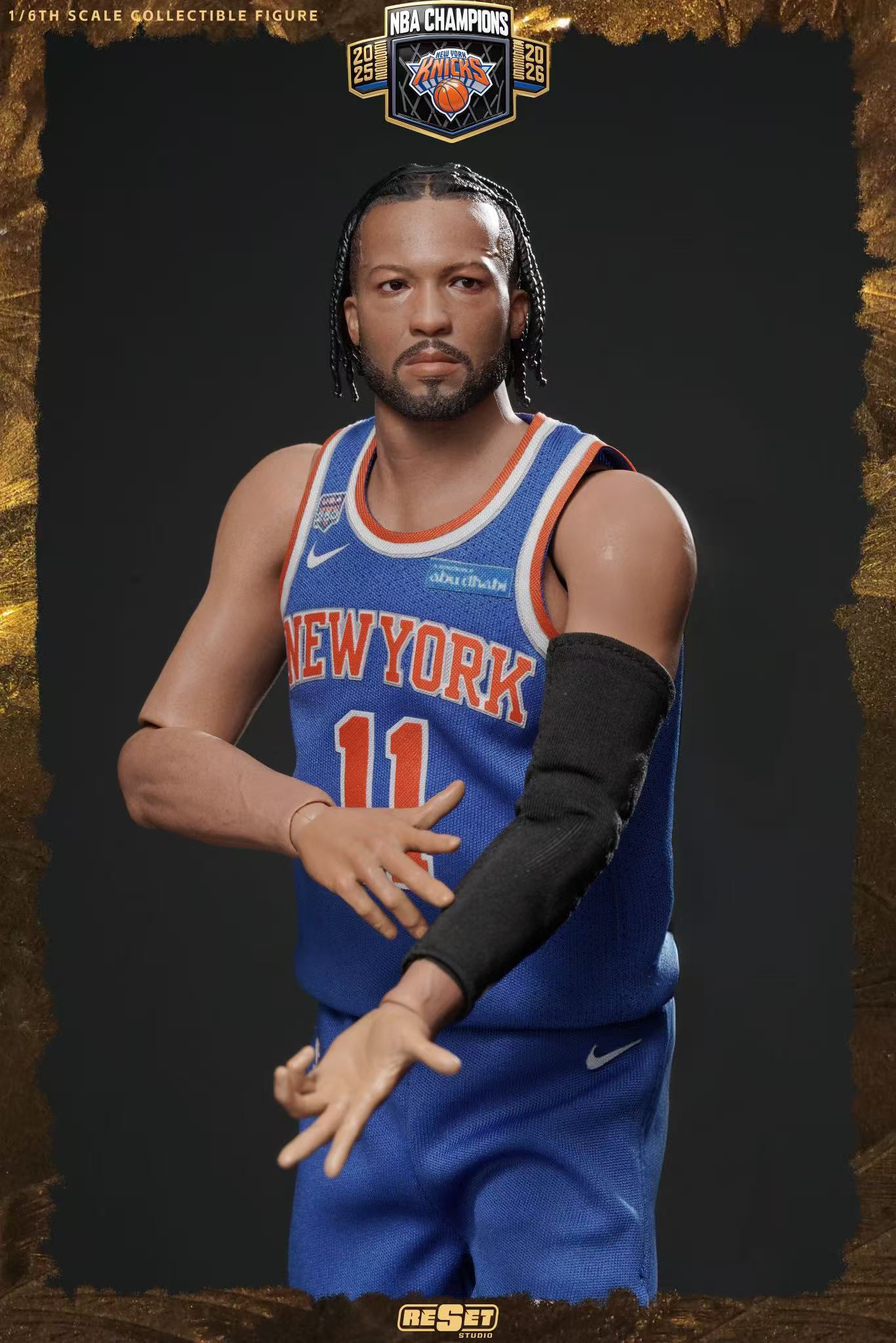 【售罄展示追加請私訊客服@toystationtw】NBA 1/6收藏級可動人偶套裝【可動眼】布倫森奪冠 X Reset-Studio17