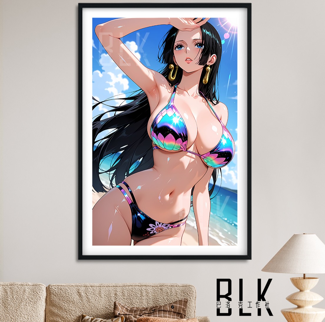 【預購】海賊王《泳裝女帝》動漫裝飾畫&冰箱貼 X 巴洛克工作室1