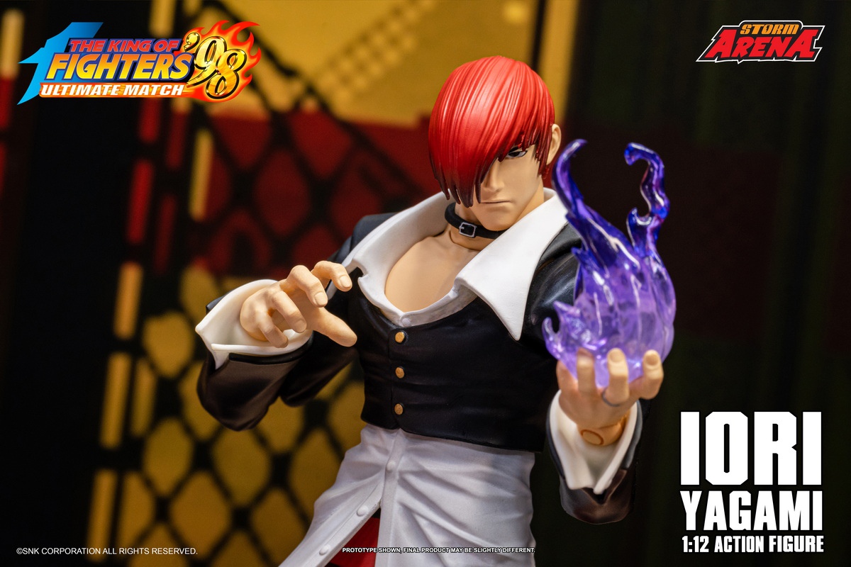 【售罄展示追加請私訊客服@toystationtw】拳皇98UM IORI YAGAMI 八神庵 KFSA04 X Storm Collectibles18