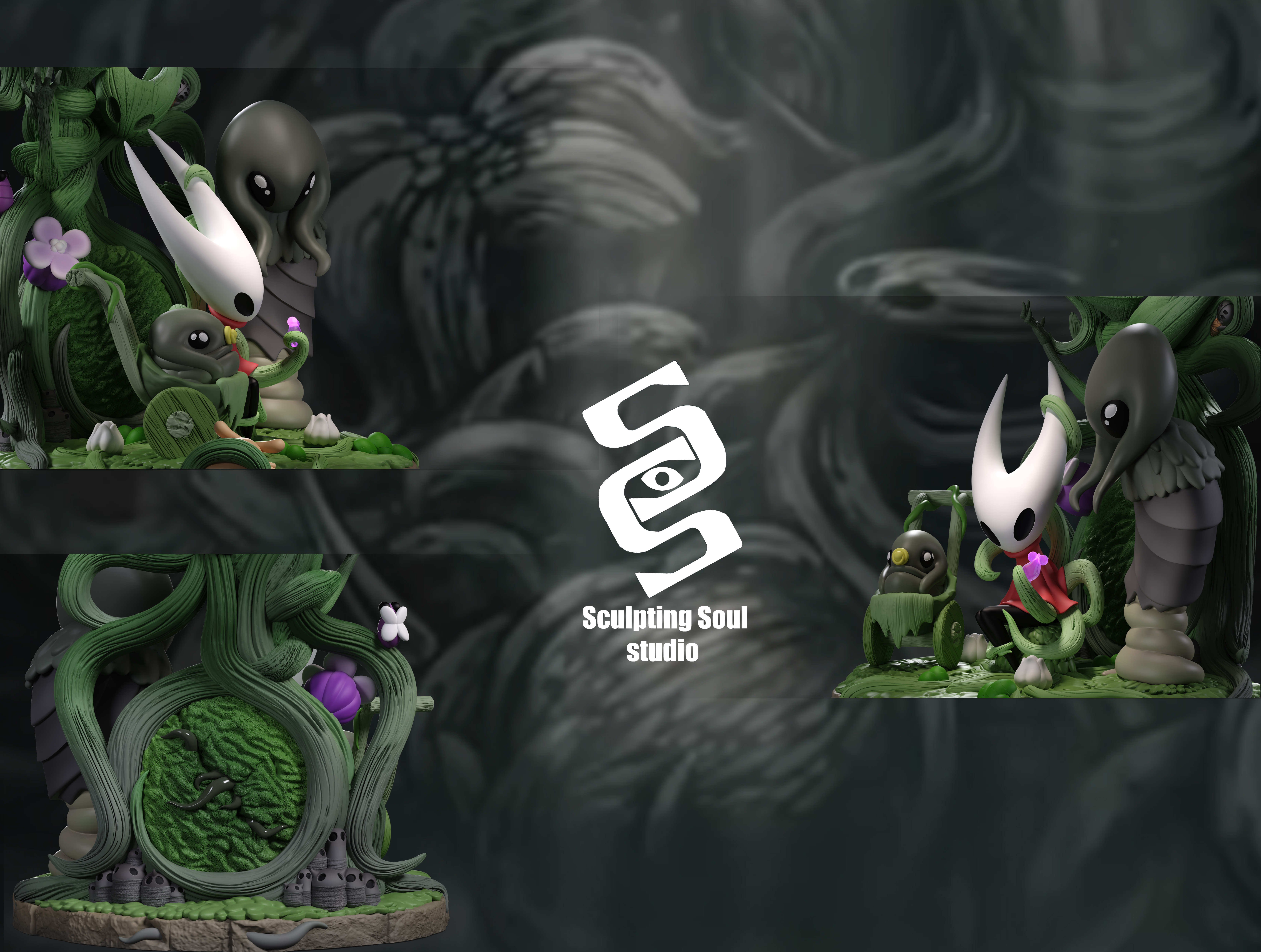 【預購】空洞騎士—絲之歌 畸咒子嗣 X Sculpting Soul塑魂工坊3