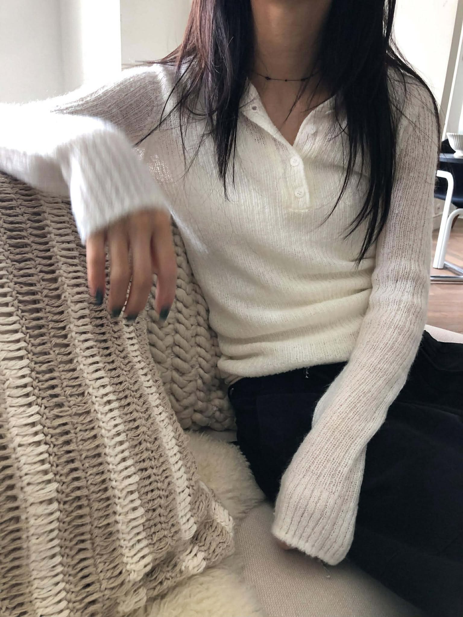 織紋連帽衫 ( 2色 )