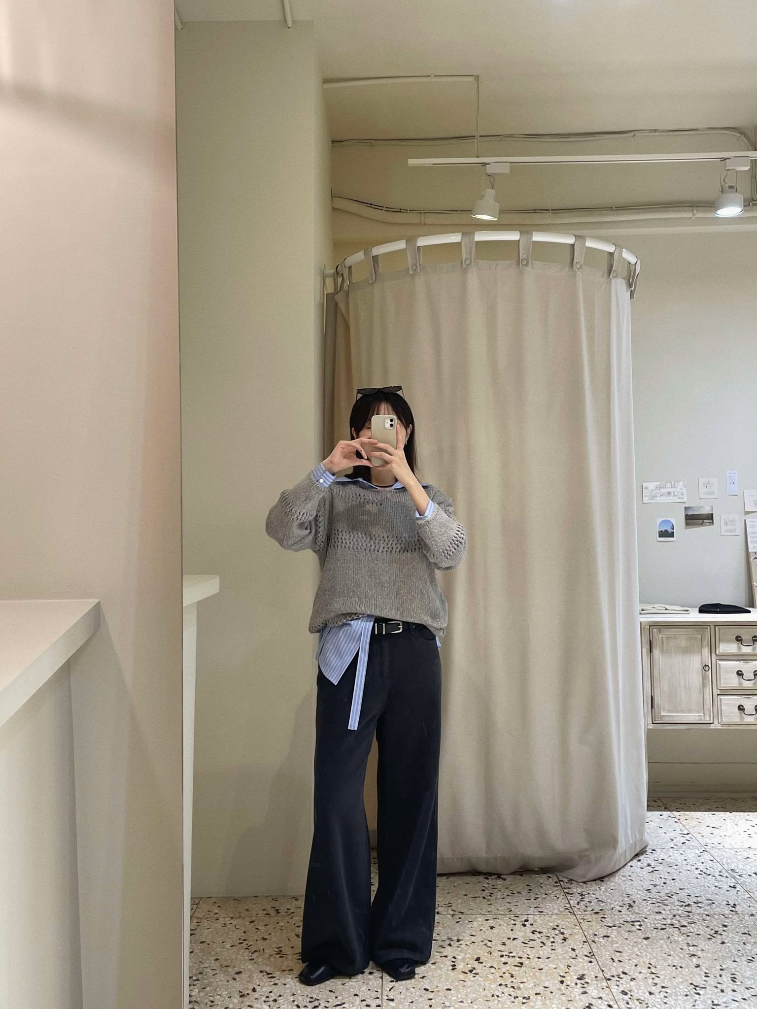 微船領簍空粗針織衫 ( 5色 )12