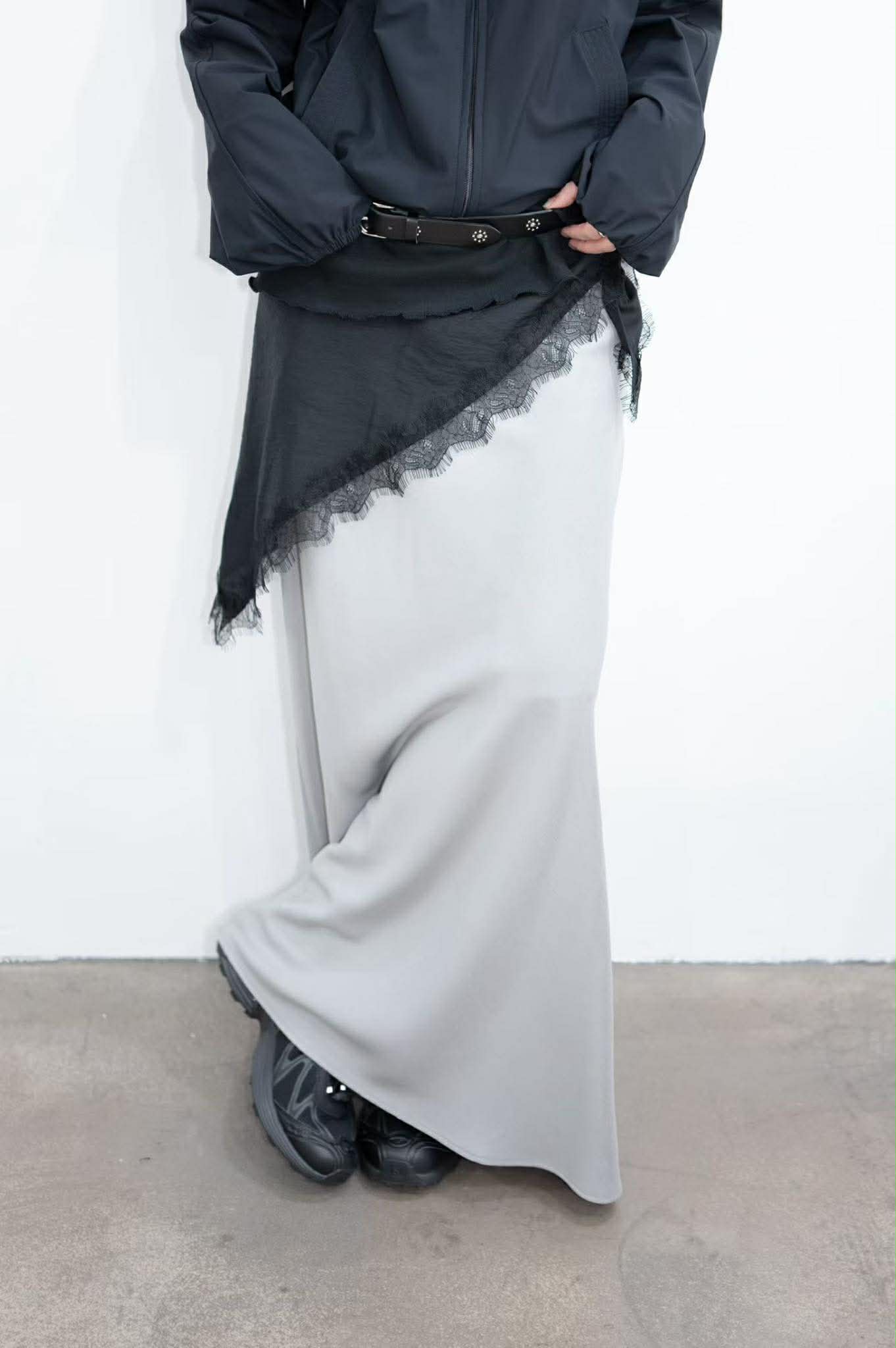 拼接蕾絲三角巾 ( 3色 )16