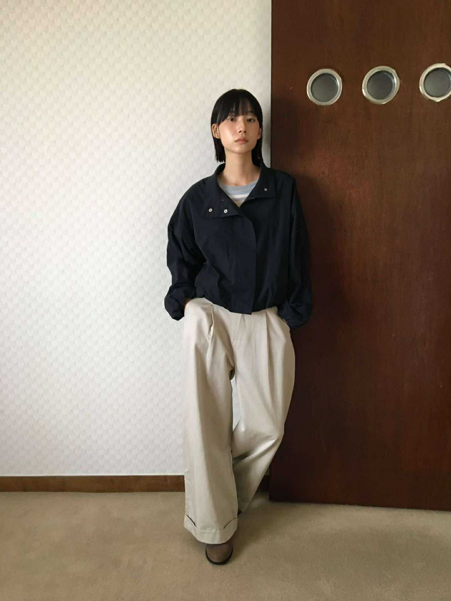 反摺直筒西裝褲 ( 現貨 )