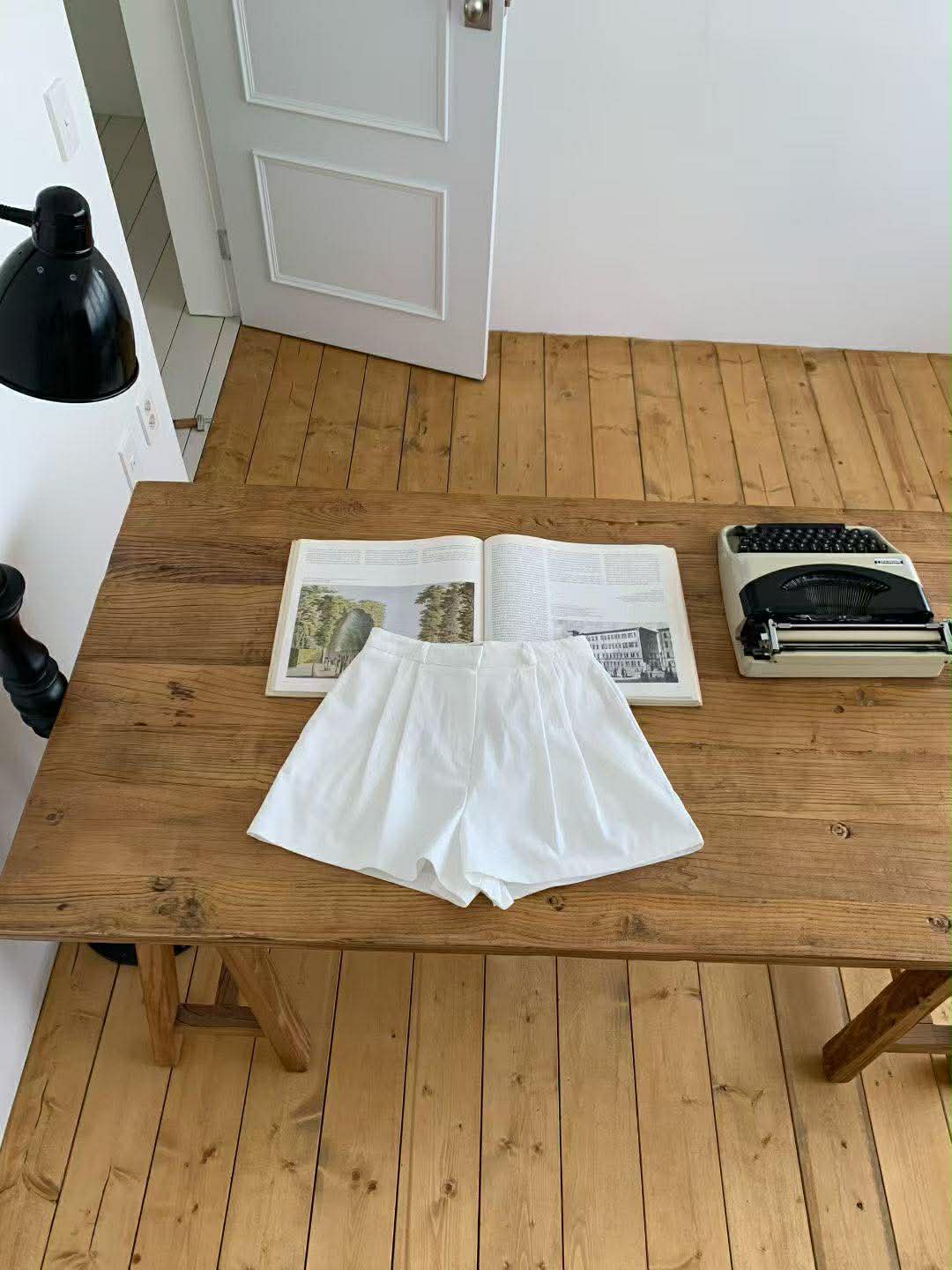 雙打褶短褲 ( 2色 )20