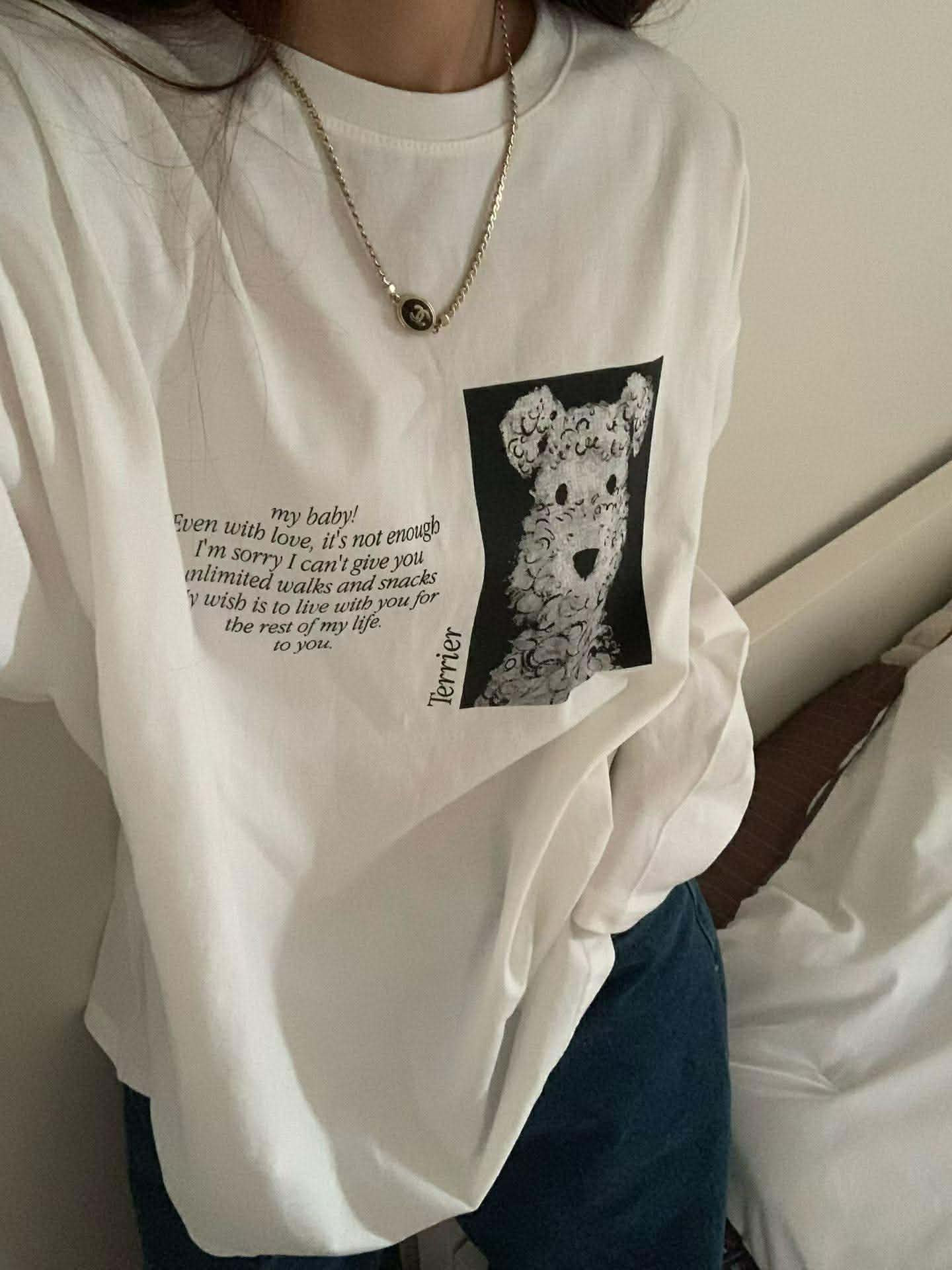 可愛萌狗TEE ( 2色 )