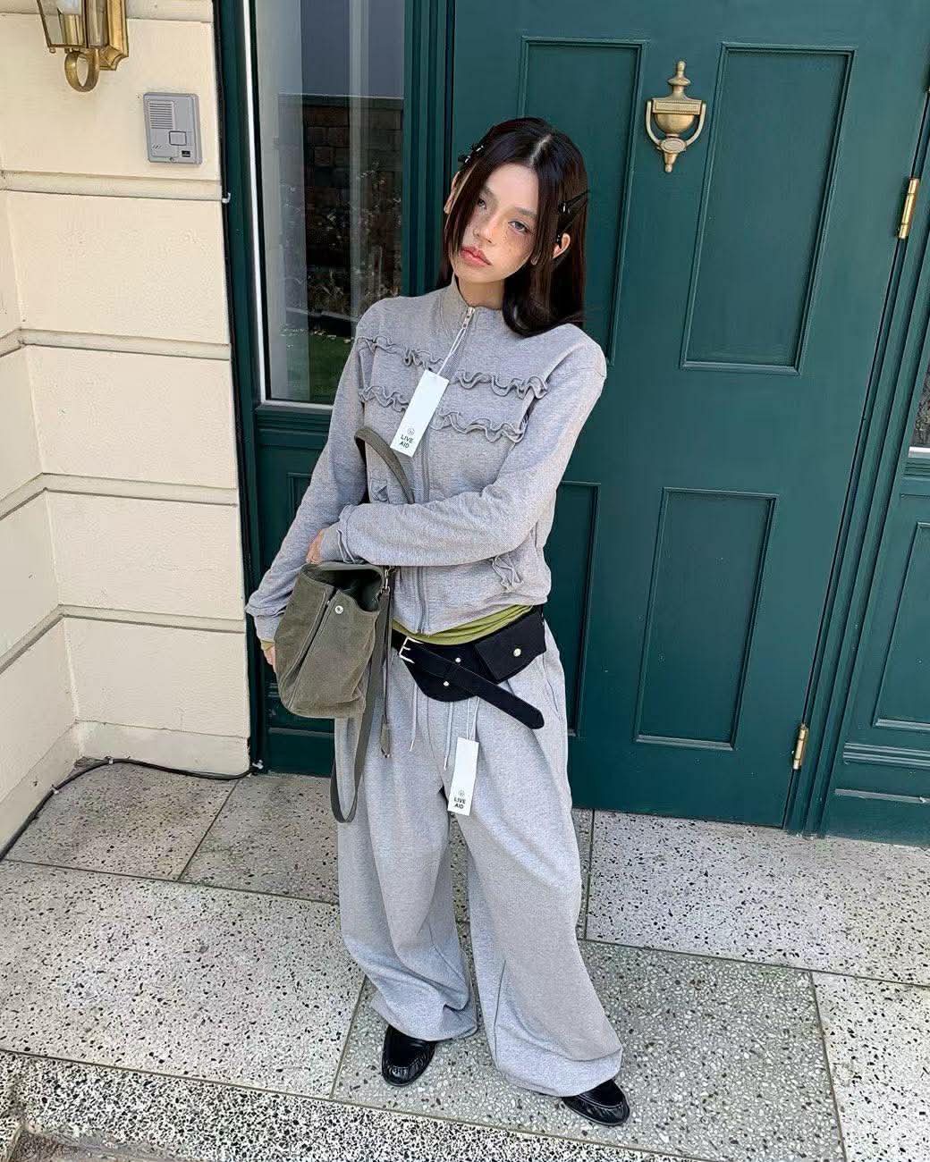 翻蓋小包造型腰帶 ( 2色 )15