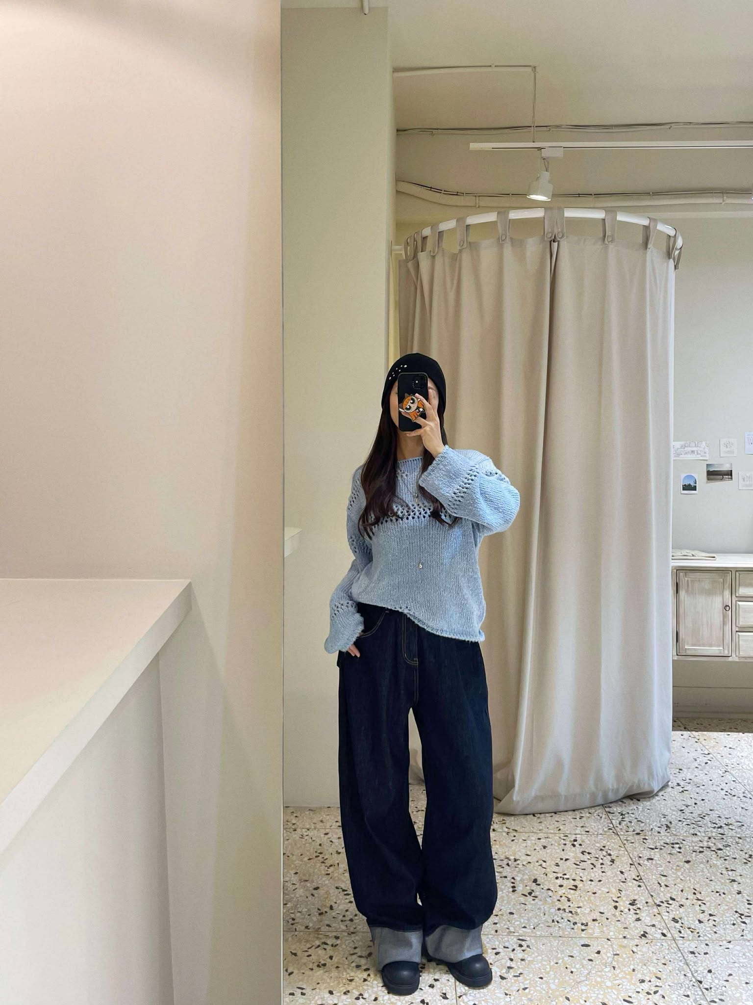 微船領簍空粗針織衫 ( 5色 )11