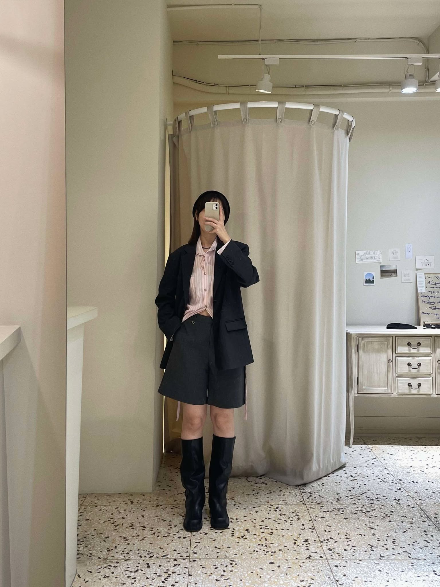 設計師附帶條紋襯衫 ( 4色 / 少量現貨 )20