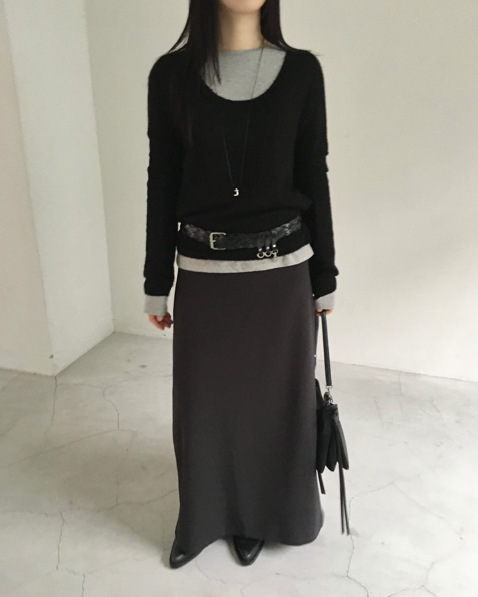 極親膚滑料舒服長裙 ( 2色 )1