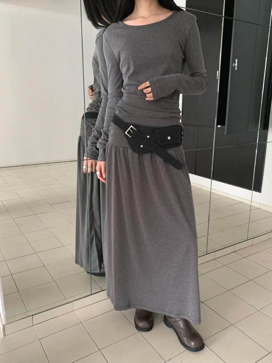 翻蓋小包造型腰帶 ( 2色 )18