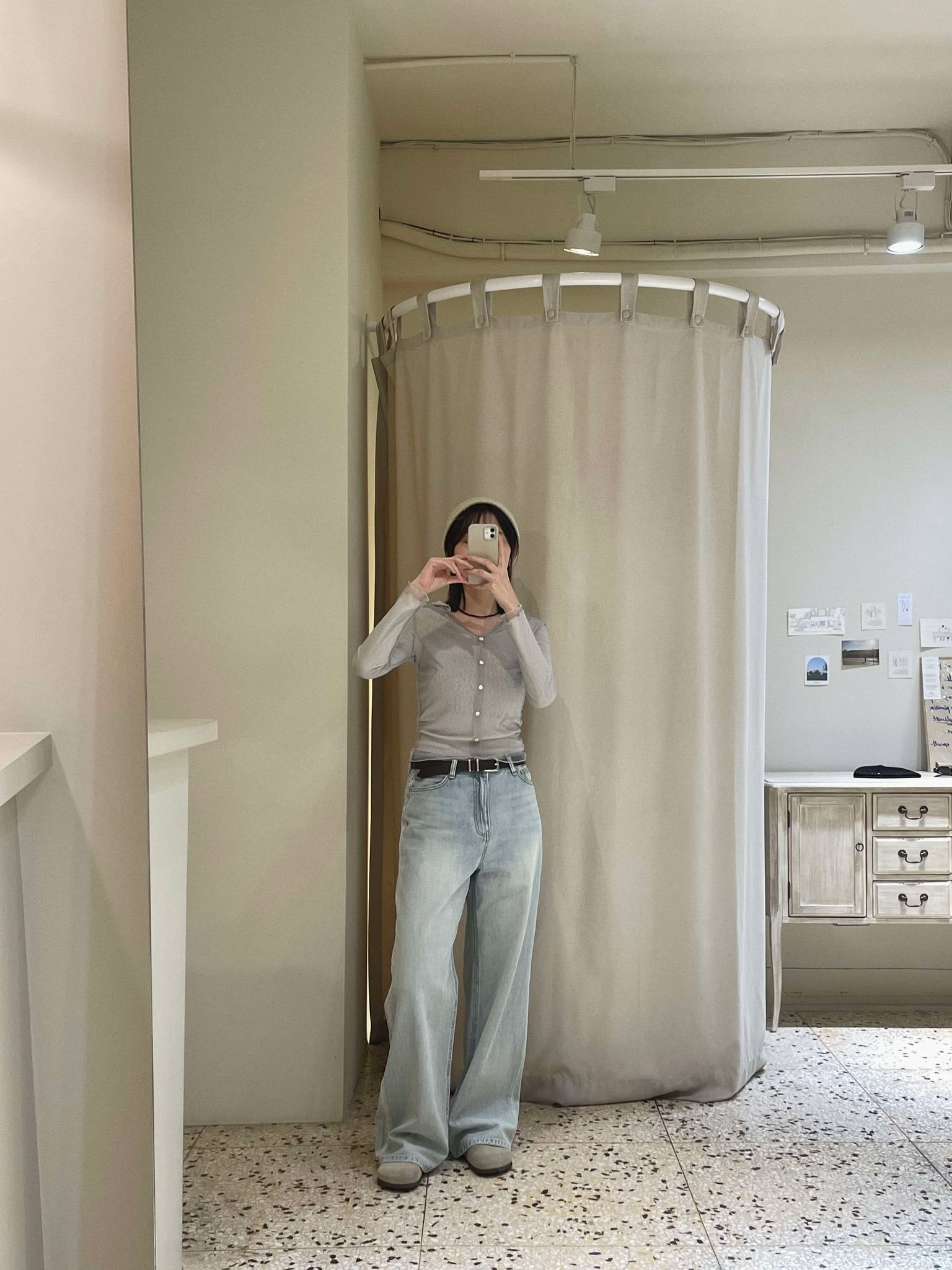 兩件式紗料開襟上衣 ( 2色 )12