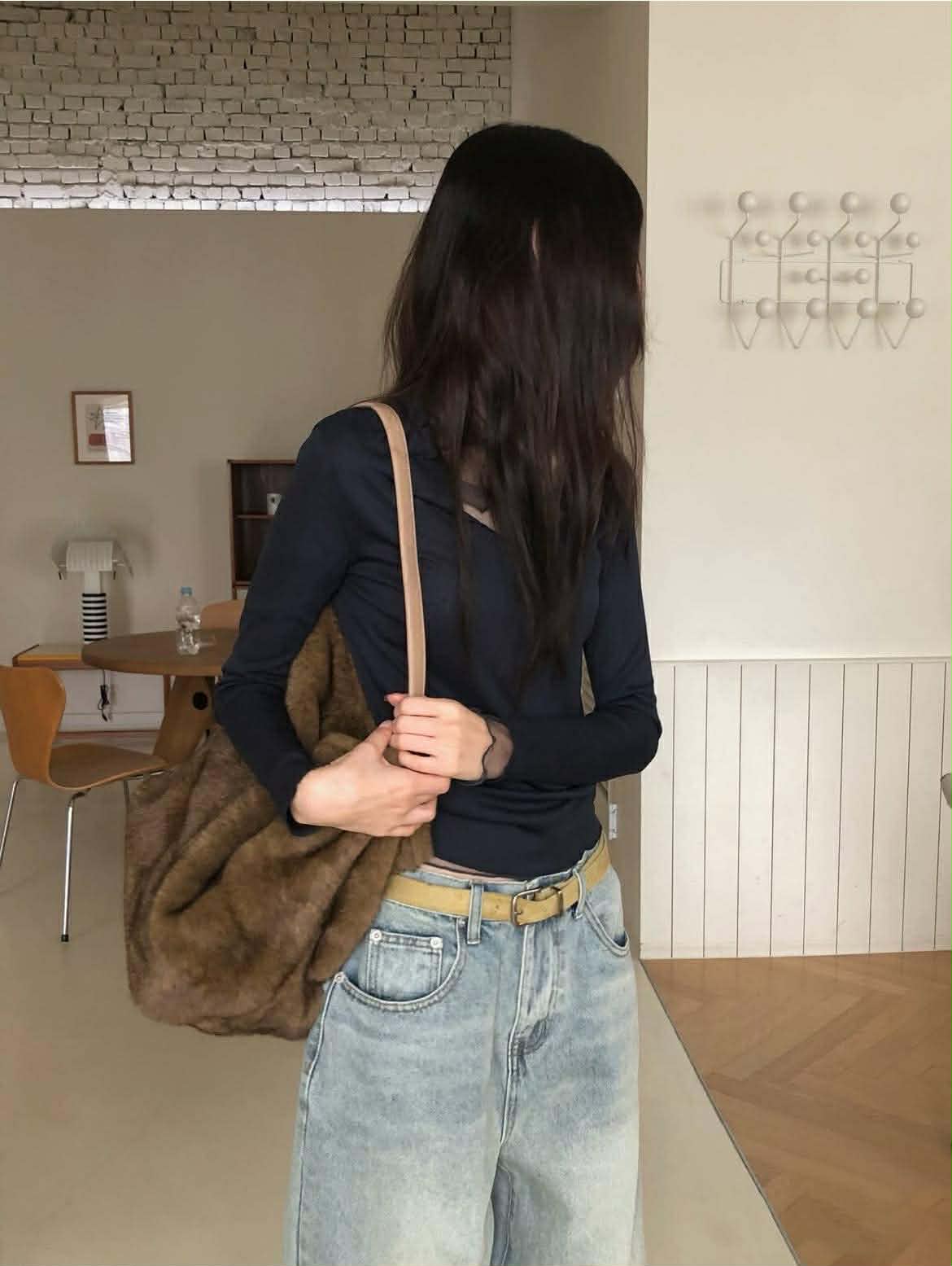 兩件式紗料開襟上衣 ( 2色 )5