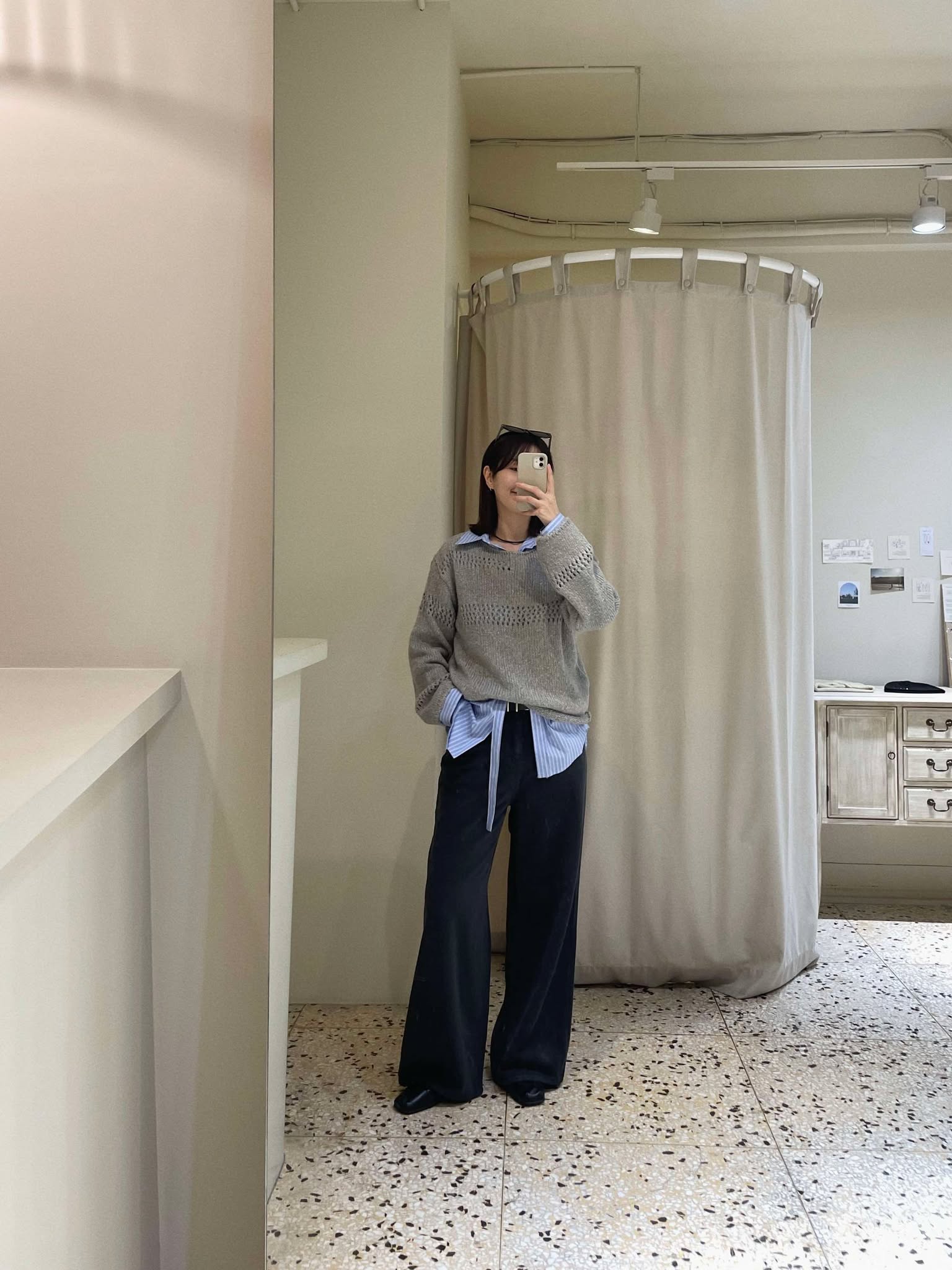 設計師附帶條紋襯衫 ( 4色 / 少量現貨 )5