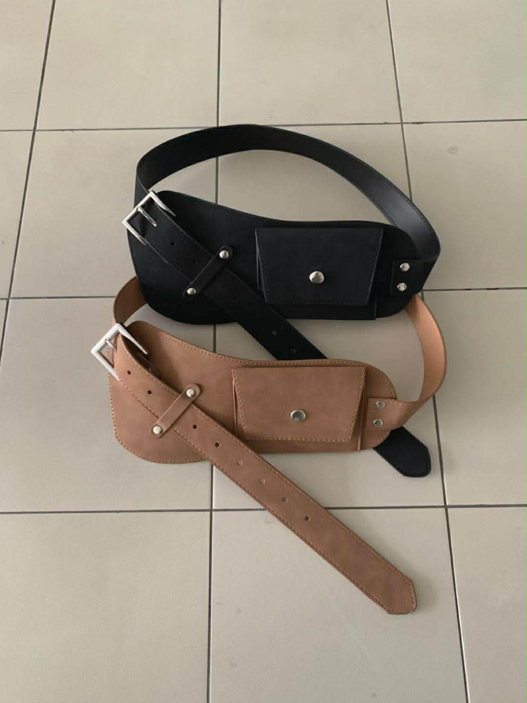 翻蓋小包造型腰帶 ( 2色 )21