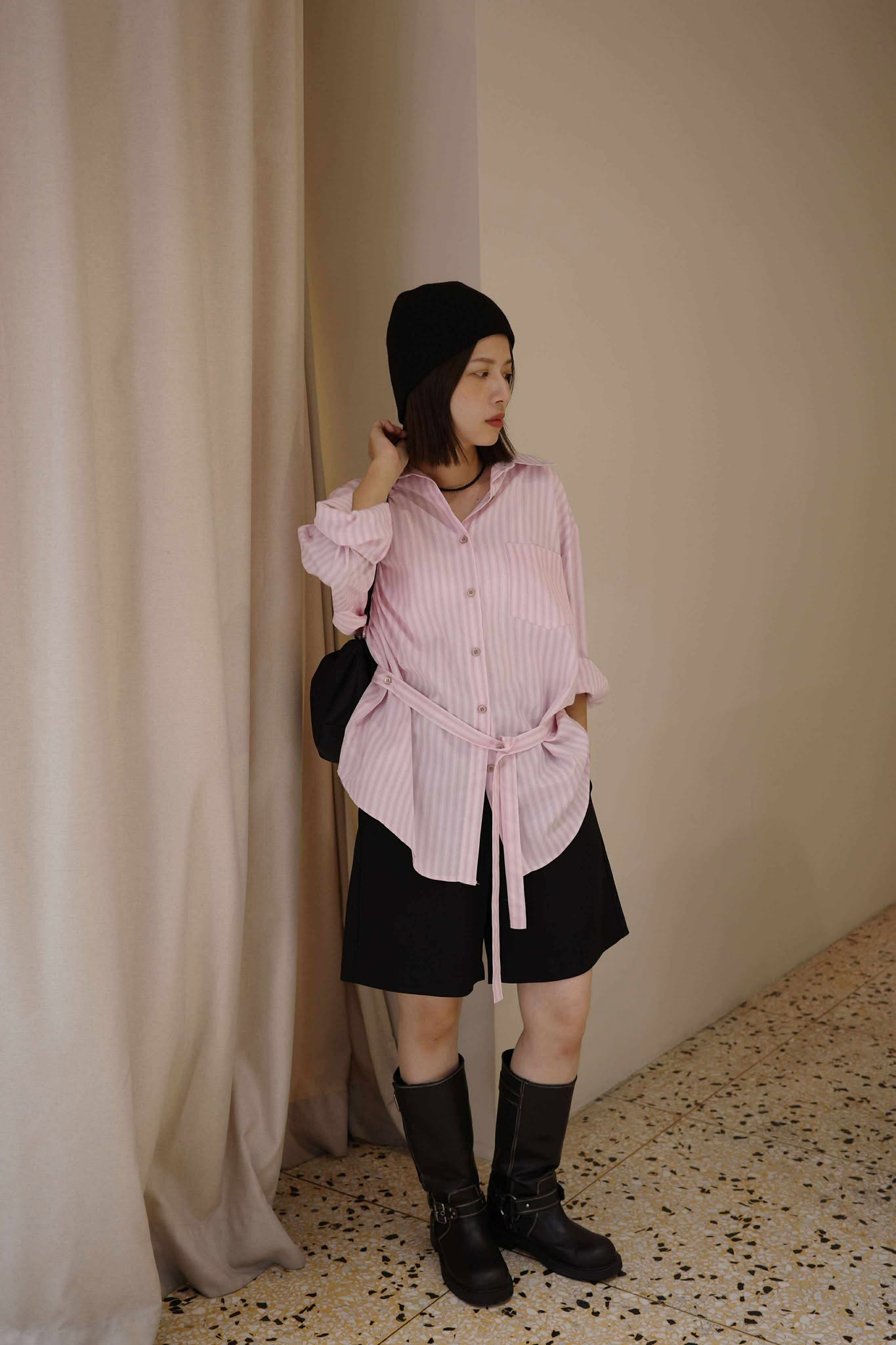 設計師附帶條紋襯衫 ( 4色 / 少量現貨 )15