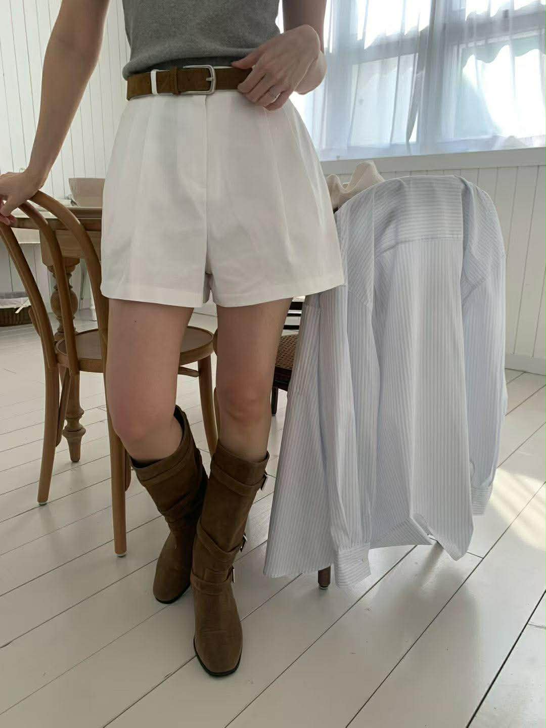 雙打褶短褲 ( 2色 )6