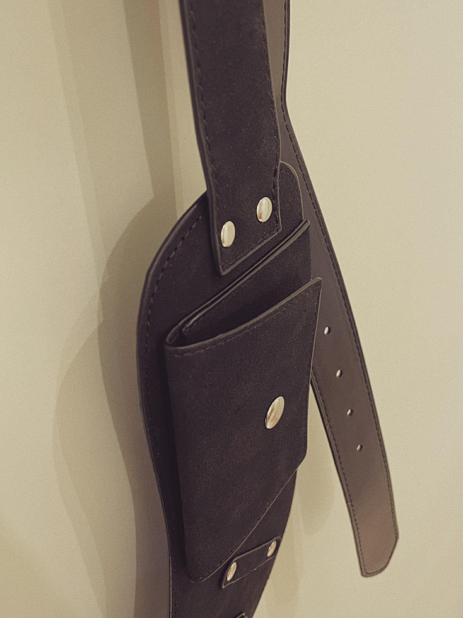 翻蓋小包造型腰帶 ( 2色 )23