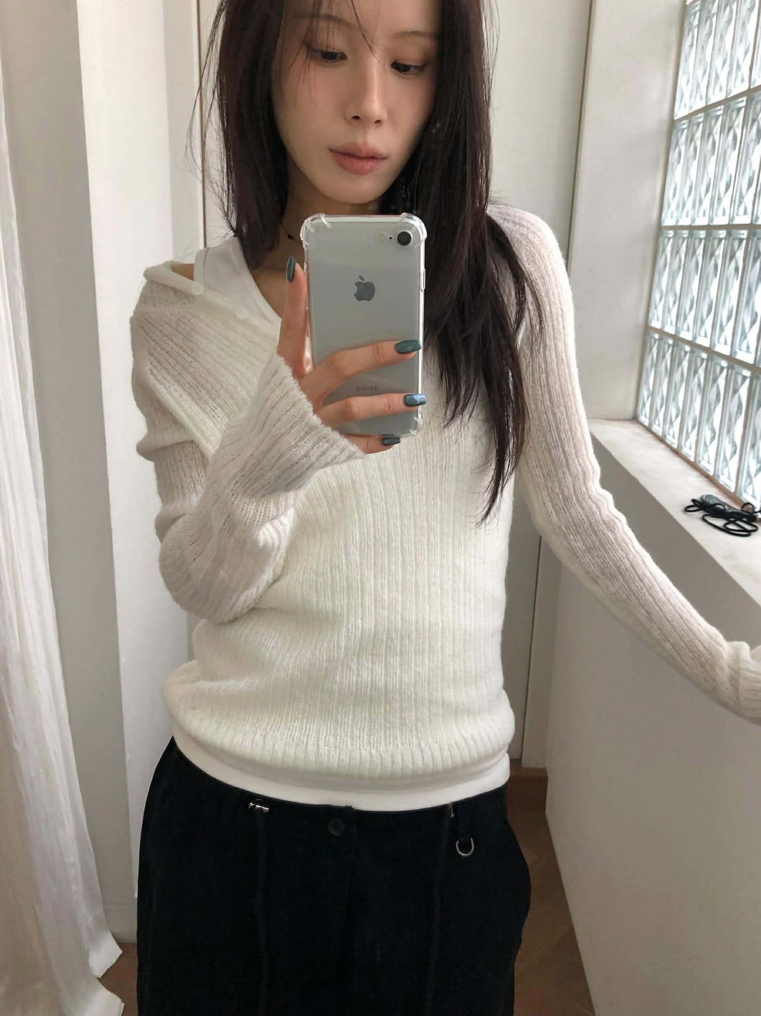 織紋連帽衫 ( 2色 )