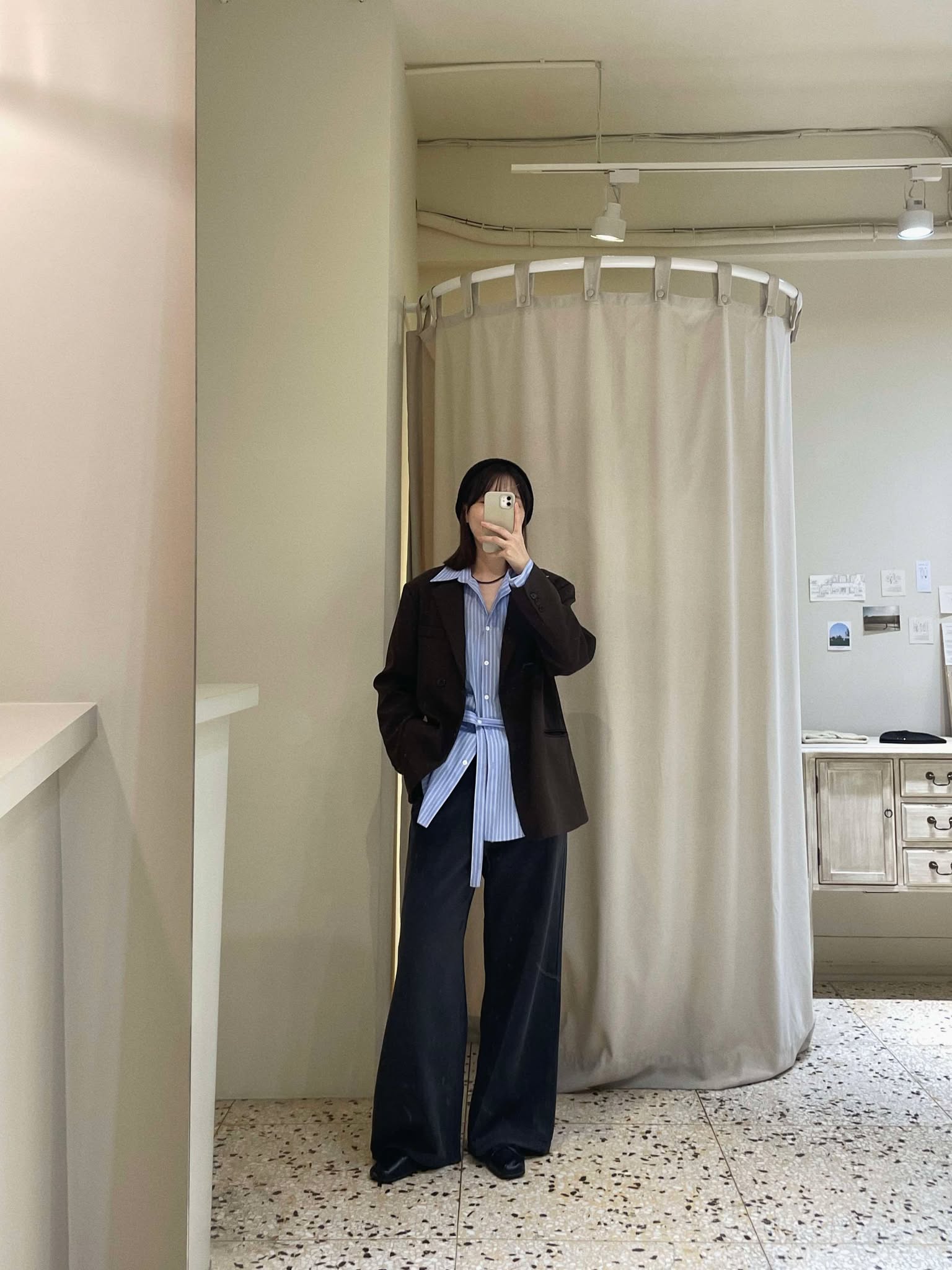 設計師附帶條紋襯衫 ( 4色 / 少量現貨 )4