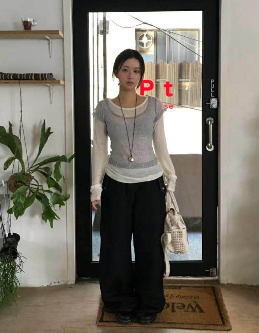 細緻蕾絲兩件式上衣 ( 3色 )12