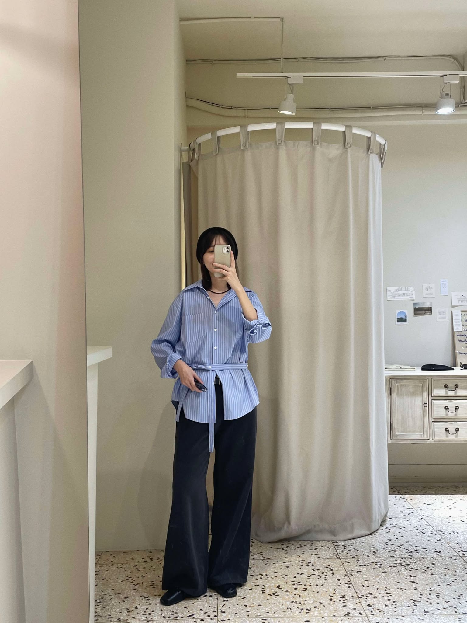 設計師附帶條紋襯衫 ( 4色 / 少量現貨 )3