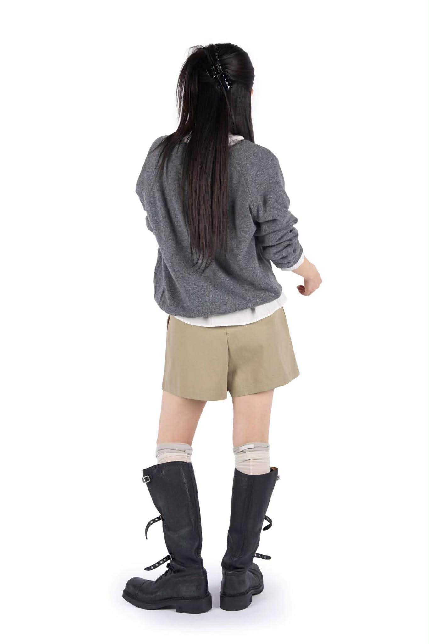 雙打褶短褲 ( 2色 )17