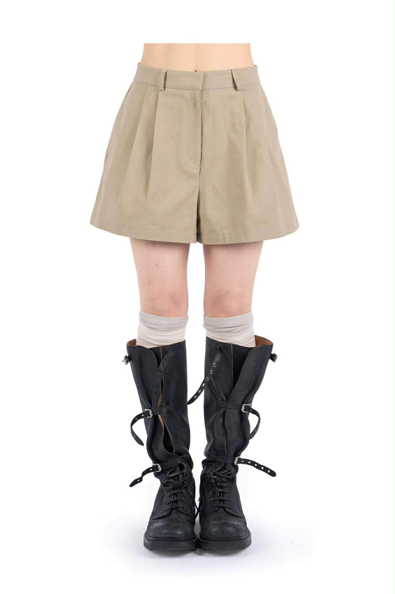 雙打褶短褲 ( 2色 )19