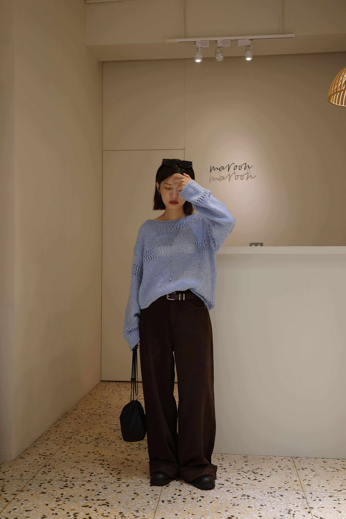 微船領簍空粗針織衫 ( 5色 )8