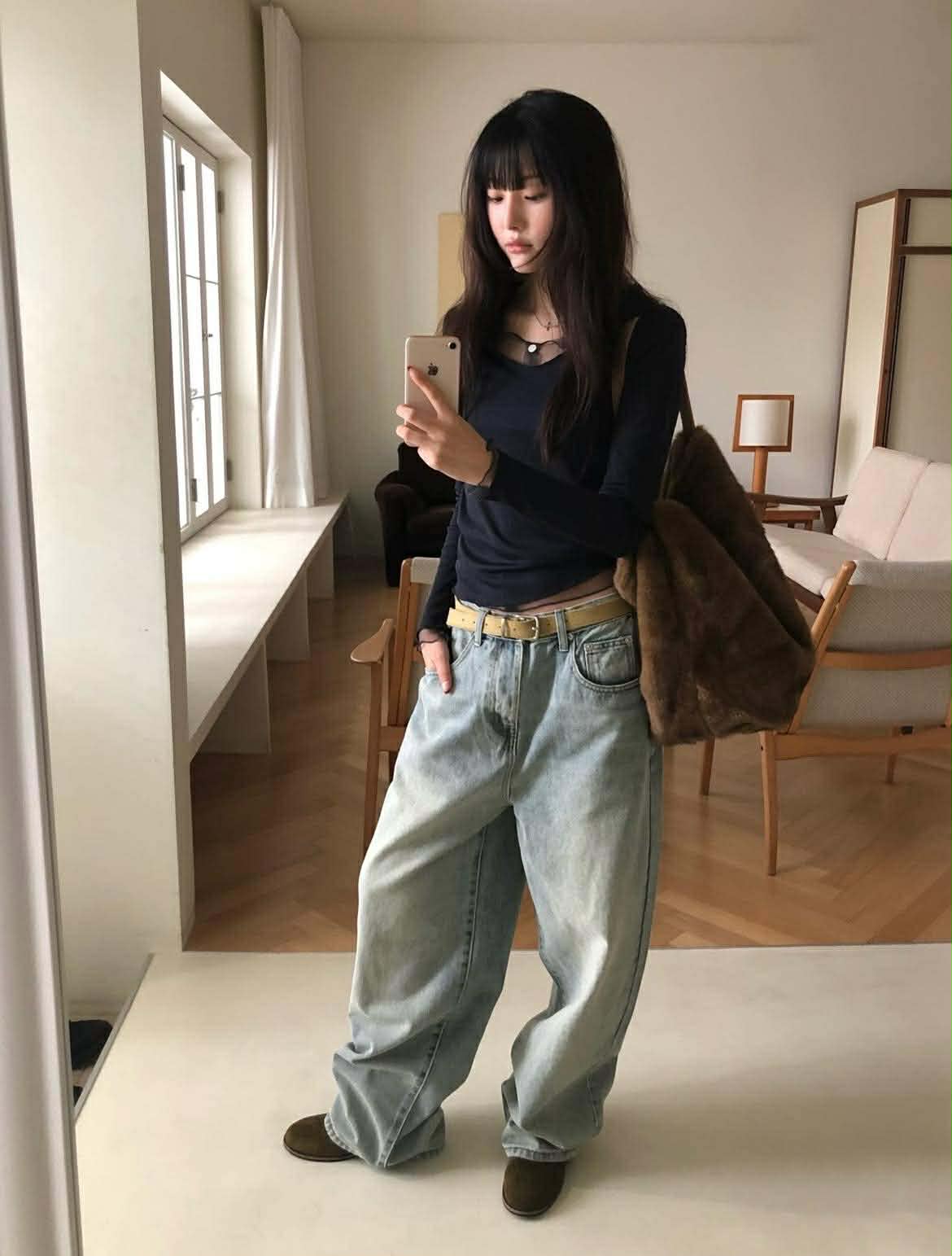 兩件式紗料開襟上衣 ( 2色 )6