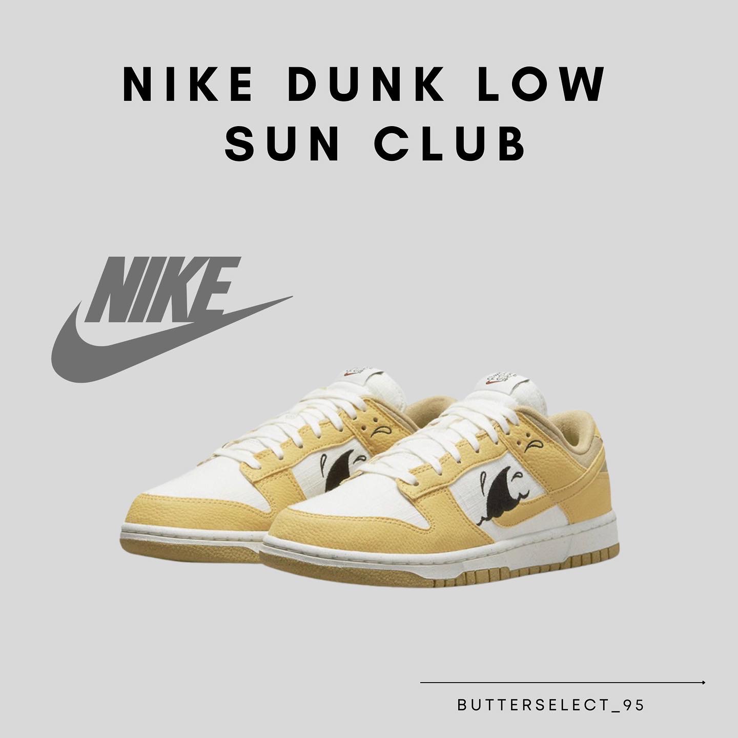 Nike dunk low Sun club 黃色| 所有商品All - 奶油潮玩事物所