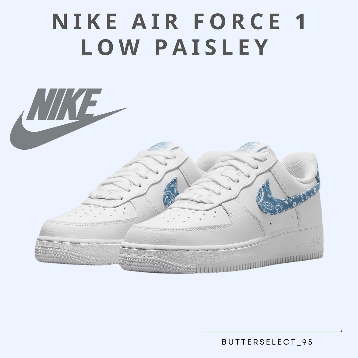 Nike Air Force 1 Low Paisley 變形蟲| 所有商品All - 奶油潮玩事物所