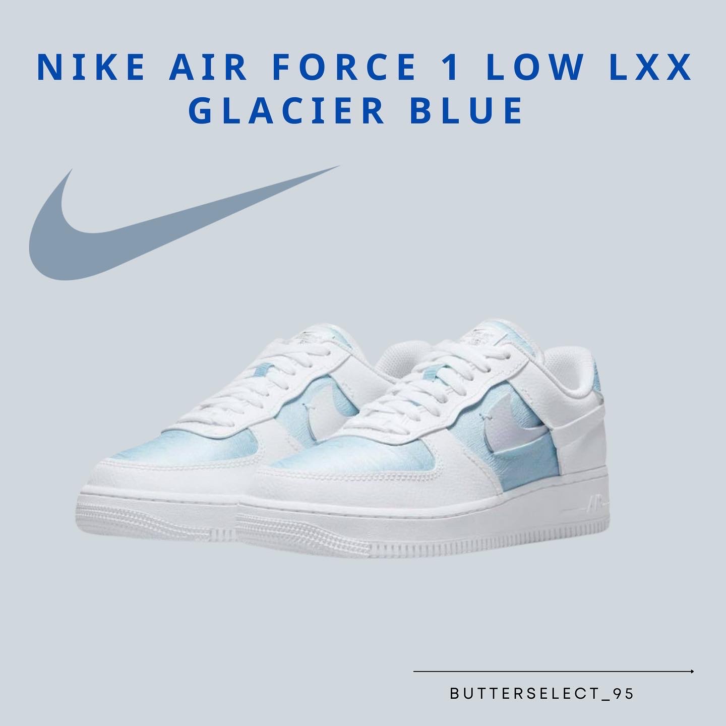 Nike Air Force 1 LOW LXX GLACIER BLUE 冰川藍| 所有商品All - 奶油潮