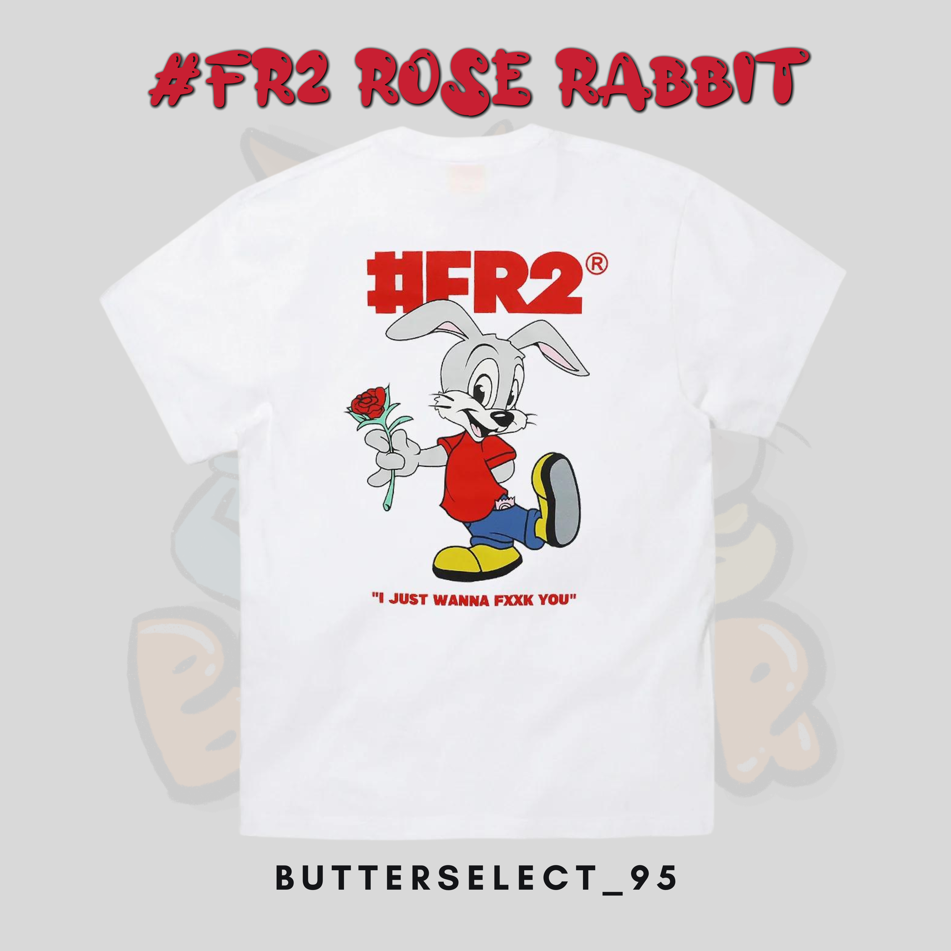 FR2 Rabbit Burger Longsleeve T-shirt Tシャツ | endageism.com