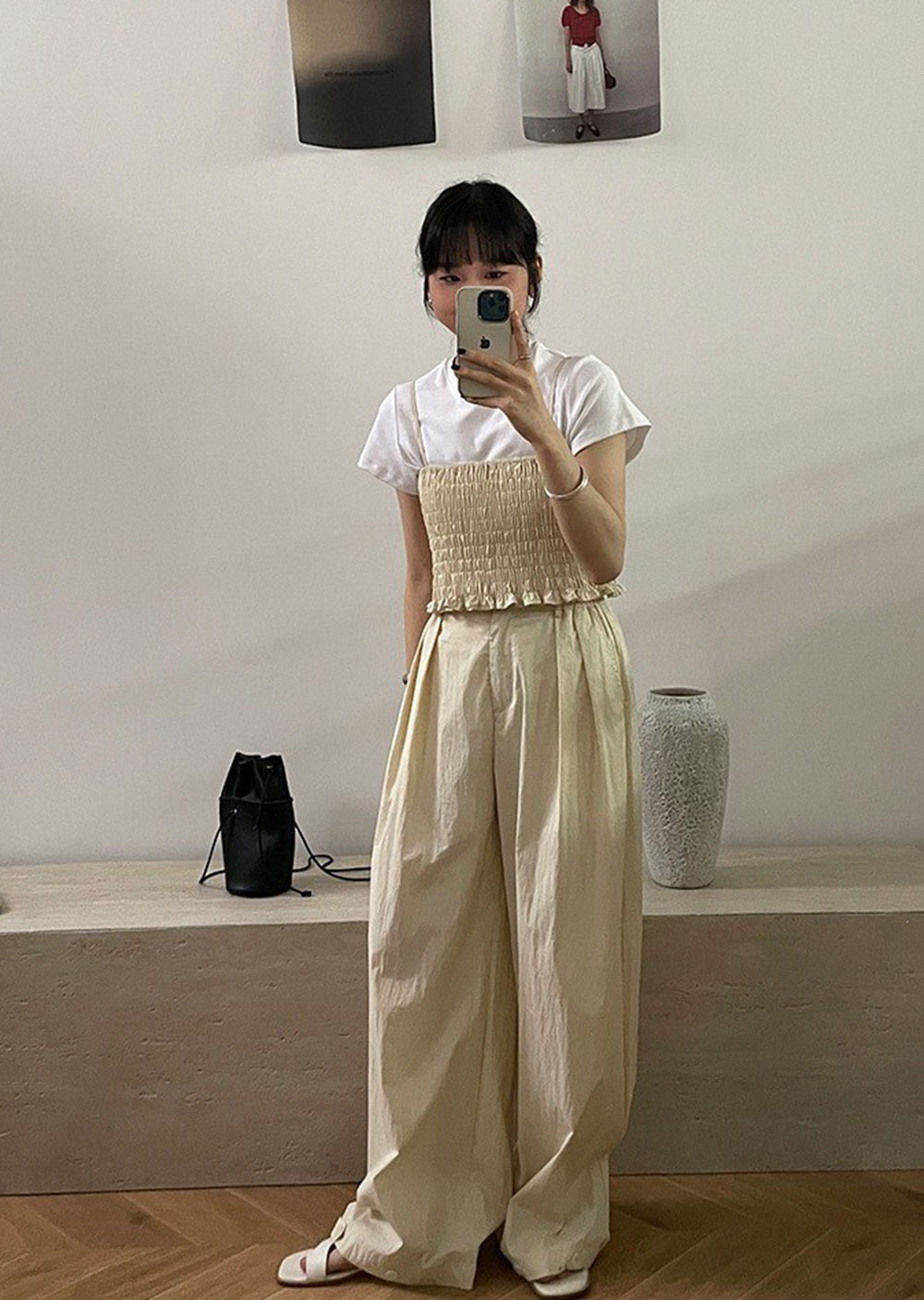 棉質設計感吊帶背心2