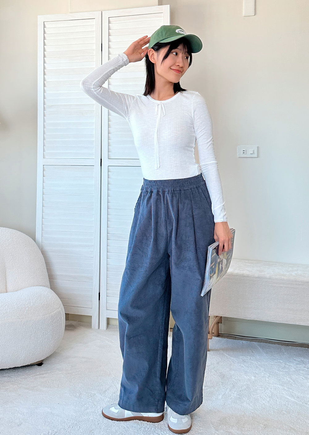 韓國蝴蝶結上衣8