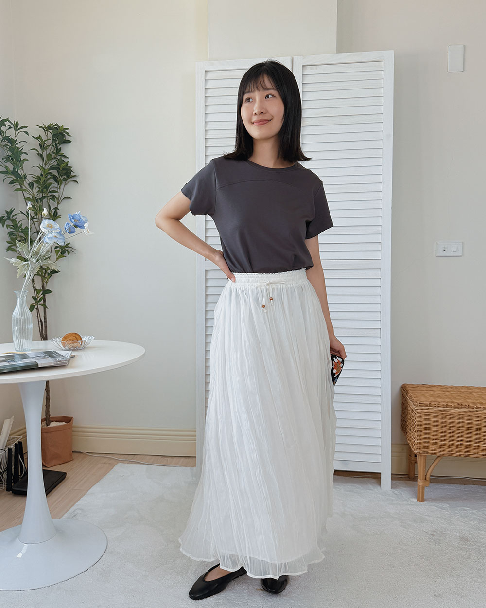 witharch莫代爾弧線tee-深灰2