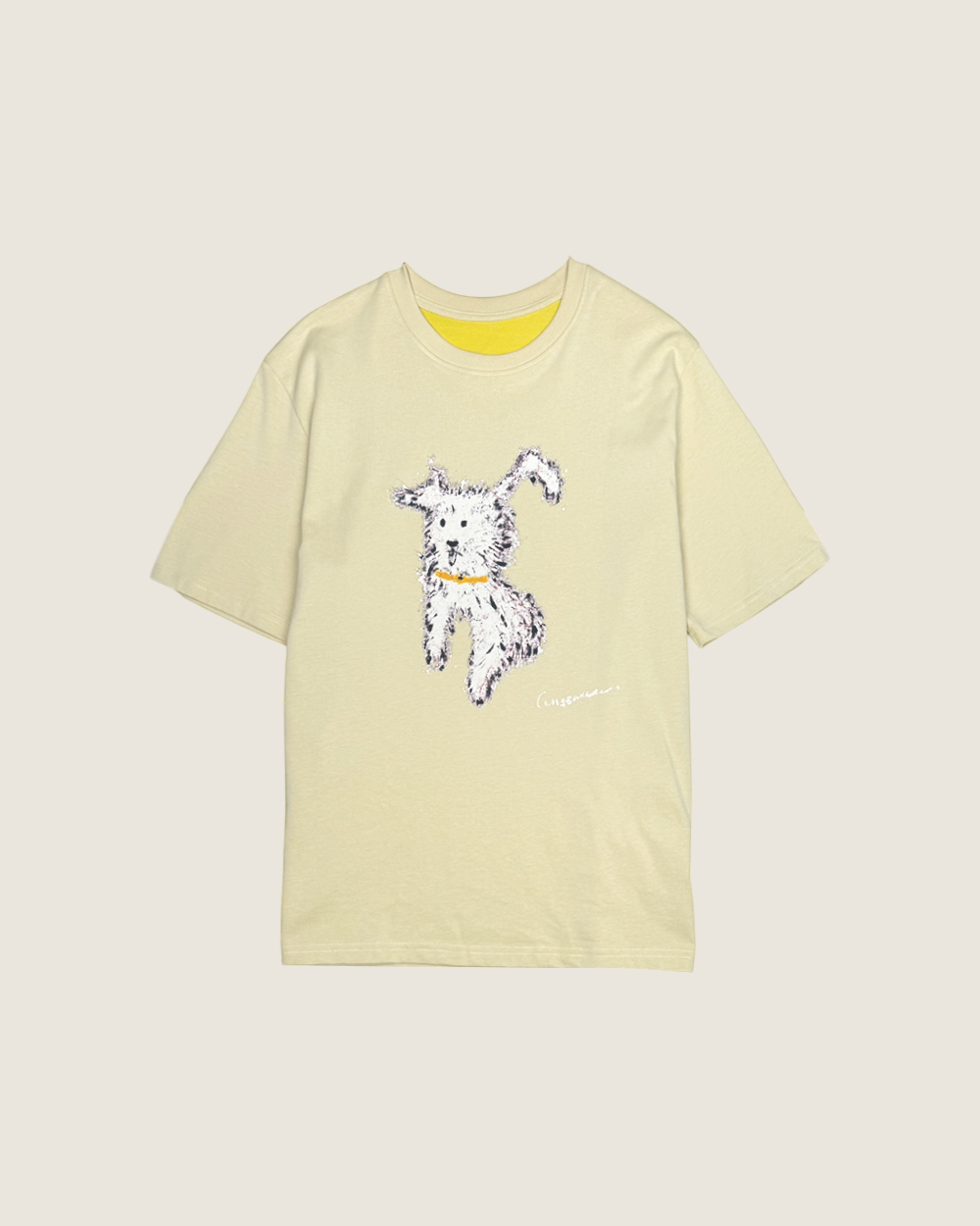 雙色狗狗tee6